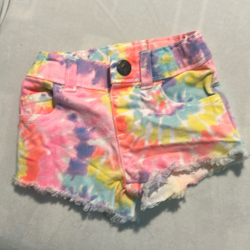 Tie dye shorts